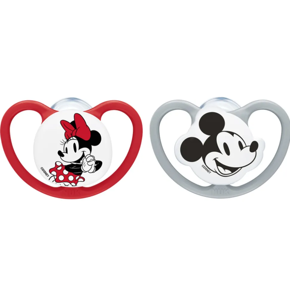 Lot de 2 sucettes perfect match air 6-18 mois minnie