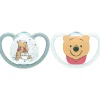 Lot de 2 sucettes perfect match air 6-18 mois winnie