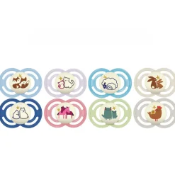 Lot de 2 sucettes perfect nuit tendance 6 mois+ coloris aléatoire