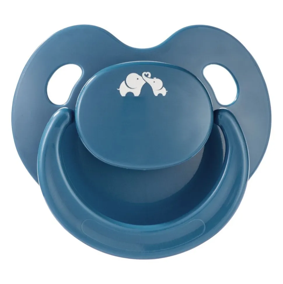Lot de 2 sucettes physiologiques air eco 0-6 mois light blue/dark blue