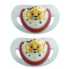 Lot de 2 sucettes physiologiques silicone 18-36m le roi lion