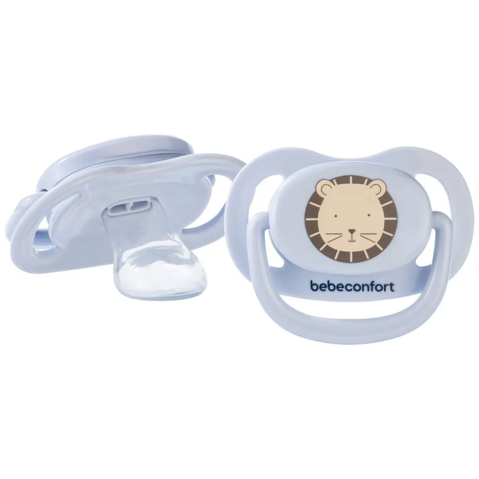 Lot de 2 sucettes physiologiques air confort 18-36 mois sand