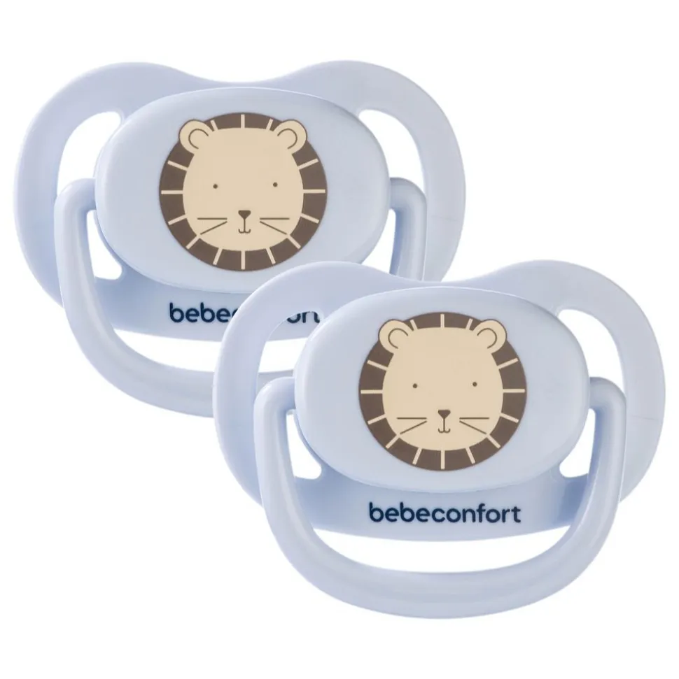 Lot de 2 sucettes physiologiques air confort 18-36 mois sand