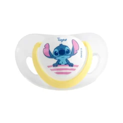 Lot de 2 sucettes silicone smart 18-36 mois stitch