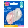 Lot de 2 sucettes soft touch 6-18 m