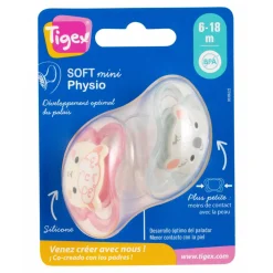 Lot de 2 sucettes soft touch 6-18 m
