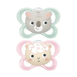 Lot de 2 sucettes soft touch 6-18 m