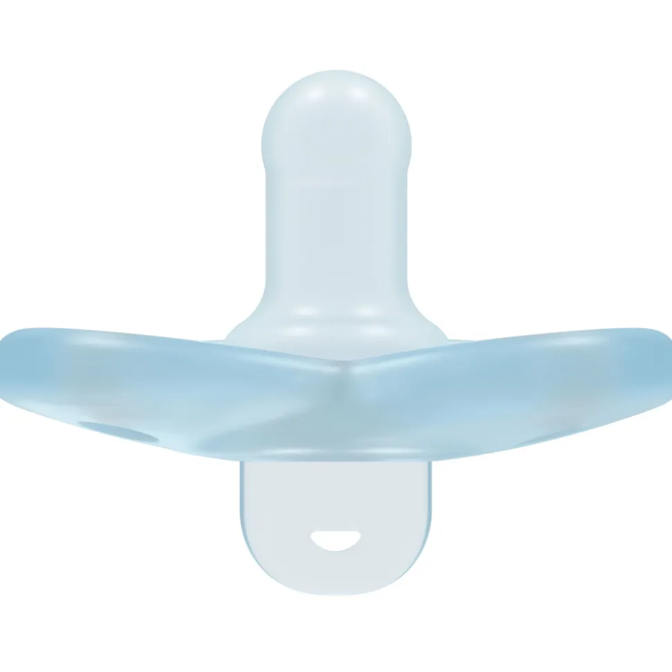 Lot de 2 sucettes soothie 0-6 mois bleu