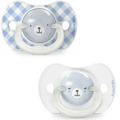 Lot de 2 sucettes symétriques sx pro wild&ampfree 6-18 mois bleu