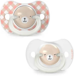 Lot de 2 sucettes symétriques sx pro wild&free 6-18 mois rose