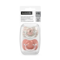 Lot de 2 sucettes symétriques sx pro birdies 18 mois et + rose