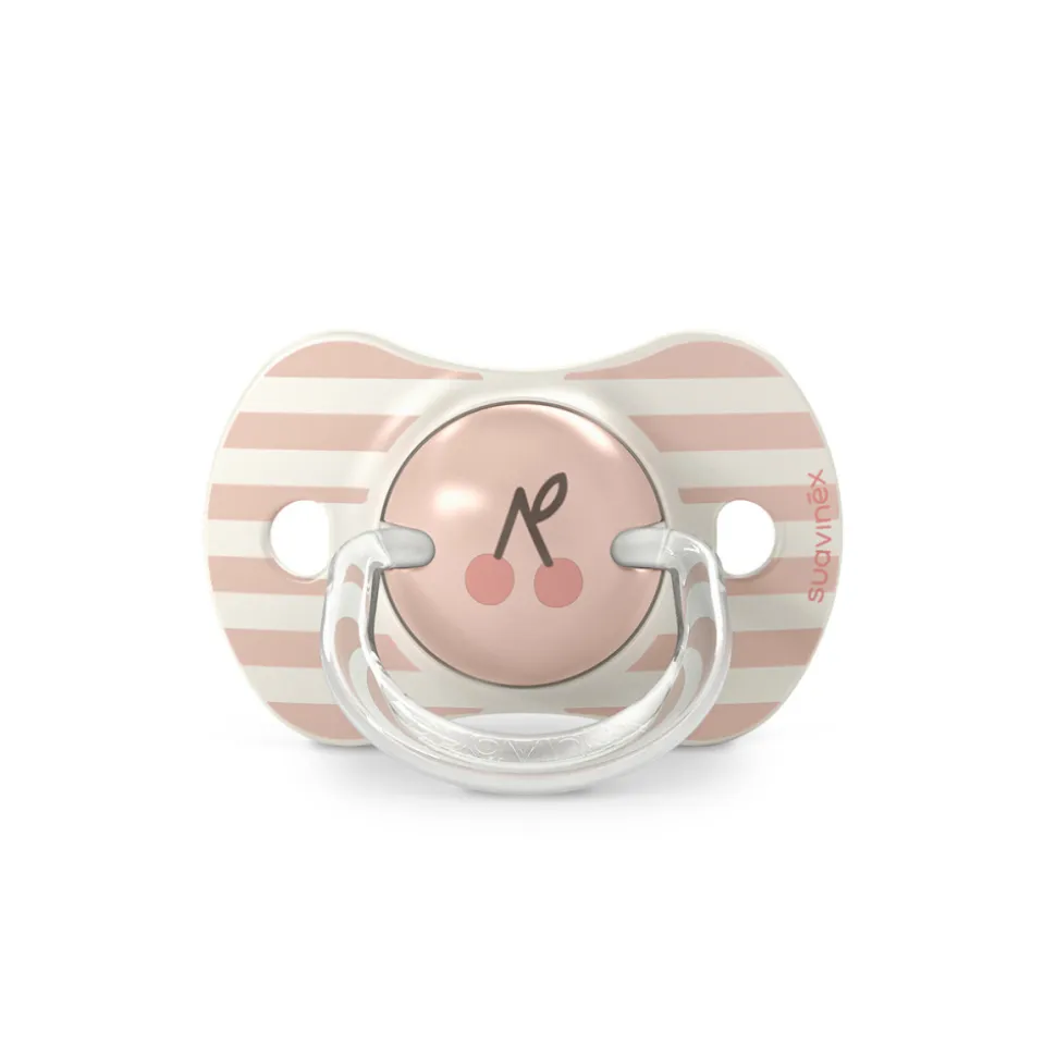 Lot de 2 sucettes symétriques sx pro birdies 18 mois et + rose