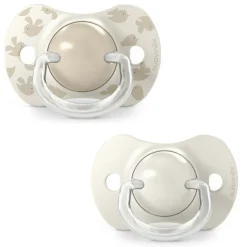 Lot de 2 sucettes symétriques sx pro birdies 6-18 mois beige