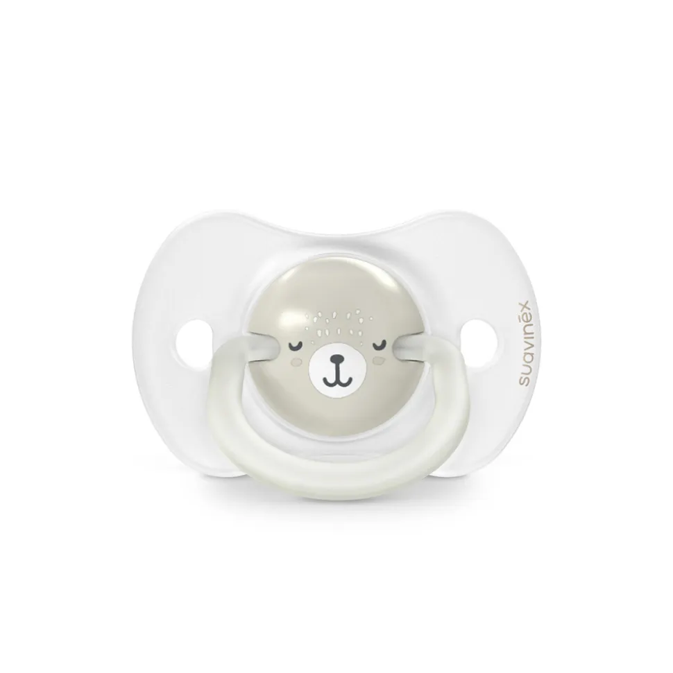 Lot de 2 sucettes symétriques sx pro wild&free 0-6 mois gris