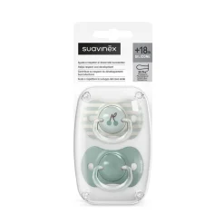 Lot de 2 sucettes symétriques sx pro birdies 18 mois et + vert