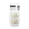 Lot de 2 sucettes symétriques sx pro birdies 18 mois et + beige