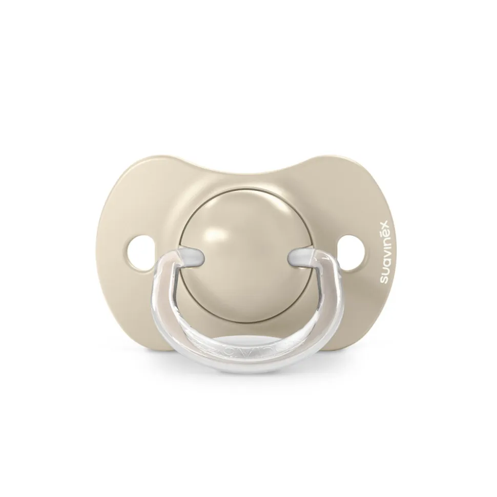 Lot de 2 sucettes symétriques sx pro birdies 18 mois et + beige