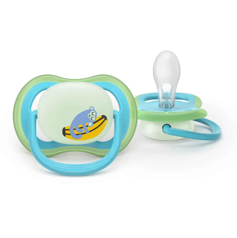 Lot de 2 sucettes ultra air 6-18 mois scf376/28