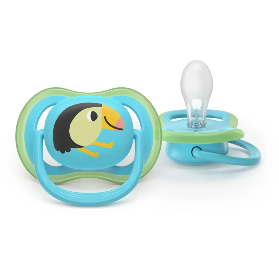 Lot de 2 sucettes ultra air 6-18 mois scf087/15