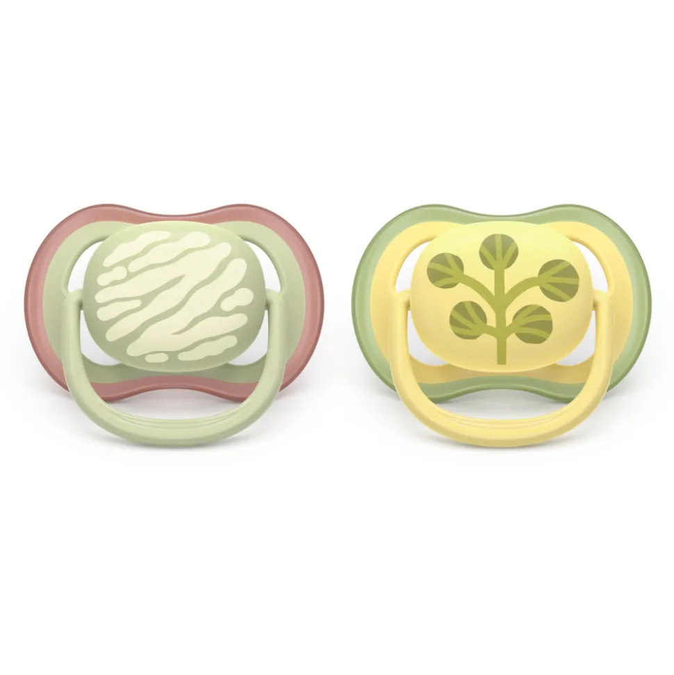 Lot de 2 sucettes ultra air 18 mois et plus scf349/51