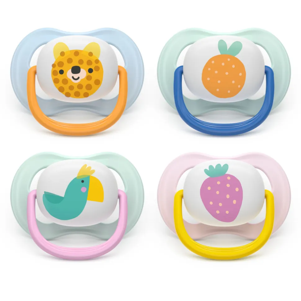 Lot de 2 sucettes ultra air 0-6 mois scf080/25