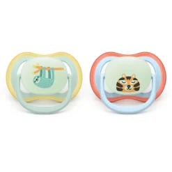 Lot de 2 sucettes ultra air 0-6 mois scf376/24