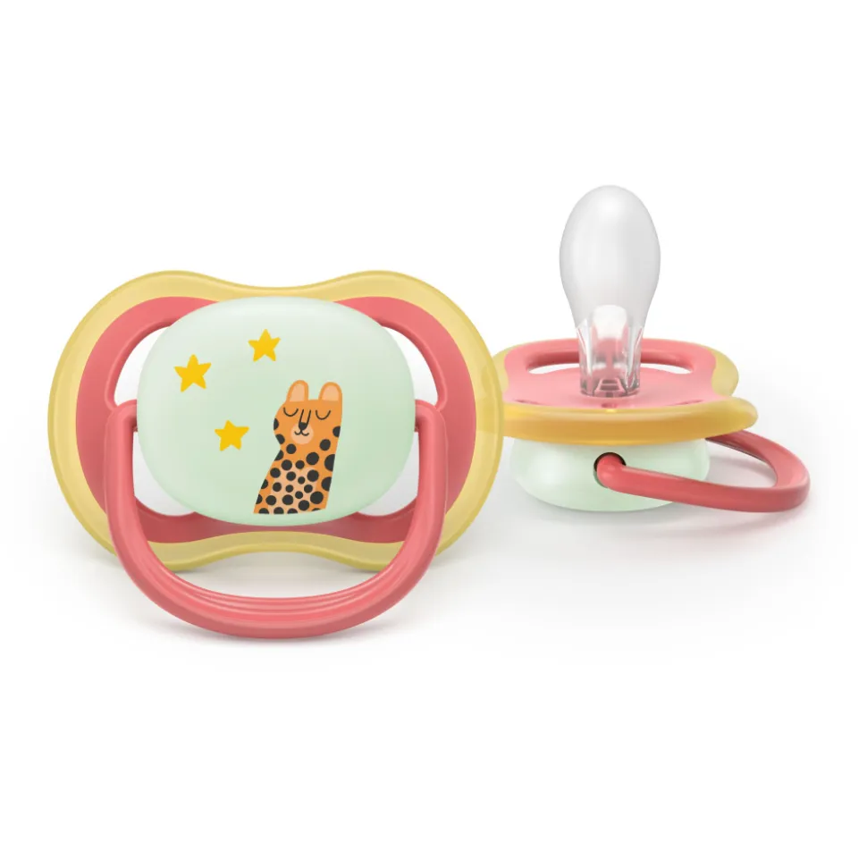 Lot de 2 sucettes ultra air 18 mois et plus scf376/33