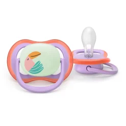 Lot de 2 sucettes ultra air 18 mois et plus scf376/33
