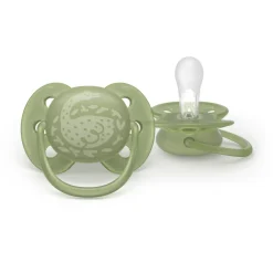 Lot de 2 sucettes ultra soft 18 mois et plus scf093/06