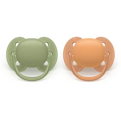 Lot de 2 sucettes ultra soft 18 mois et plus scf093/05