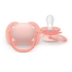 Lot de 2 sucettes ultra soft 0-6 mois scf091/39