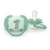 Lot de 2 sucettes ultra soft 6-18 mois scf094/12