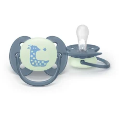 Lot de 2 sucettes ultra soft 6-18 mois scf094/12