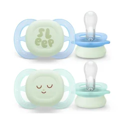 Lot de 2 sucettes ultra start 0-2 mois scf075/18