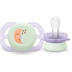 Lot de 2 sucettes ultra start 0-2 mois scf075/17