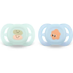 Lot de 2 sucettes ultra start 0-2 mois scf075/14