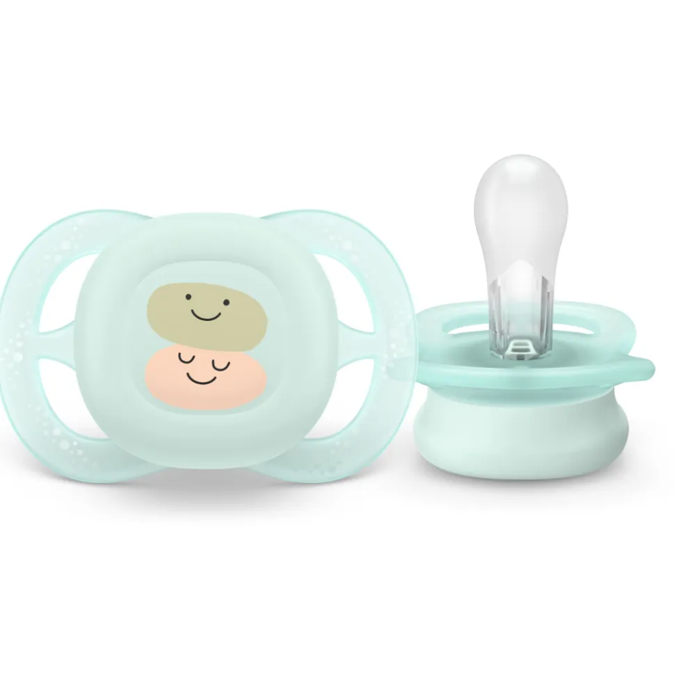 Lot de 2 sucettes ultra start 0-2 mois scf075/14