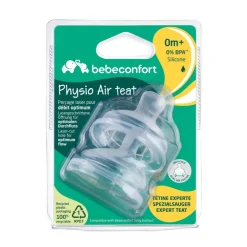 Lot de 2 tetines physio air silicone 0-3 mois