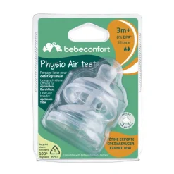 Lot de 2 tetines physio air silicone 3-6 mois