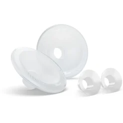 Lot de 2 téterelles et 2 embouts grande taille pour tire lait scf552/11