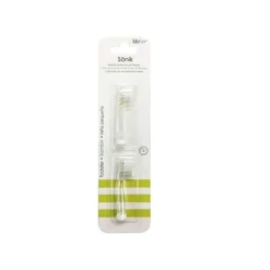 Lot de 2 têtes de brosses à dents de rechange pour enfant sönik 18mois et +