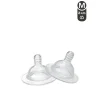 Lot de 2 tétines anti colique de rechange 2 mois et + taille m