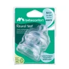 Lot de 2 tétines ronde silicone céréales 6-18 mois