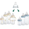 Lot de 2 tétines ronde silicone 3 vitesses taille 1
