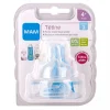 Lot de 2 tétines silicone debit 3