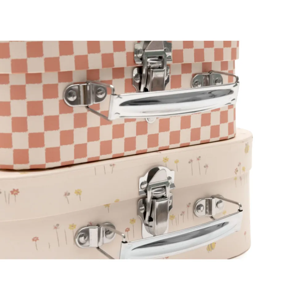 Lot de 2 valisettes à jouets enfant pretty picnic