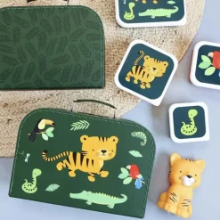 Lot de 2 valisettes tigre