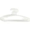 Lots de 6 cintres enfant blanc
