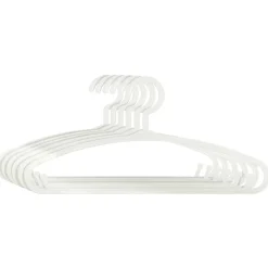 Lots de 6 cintres enfant blanc