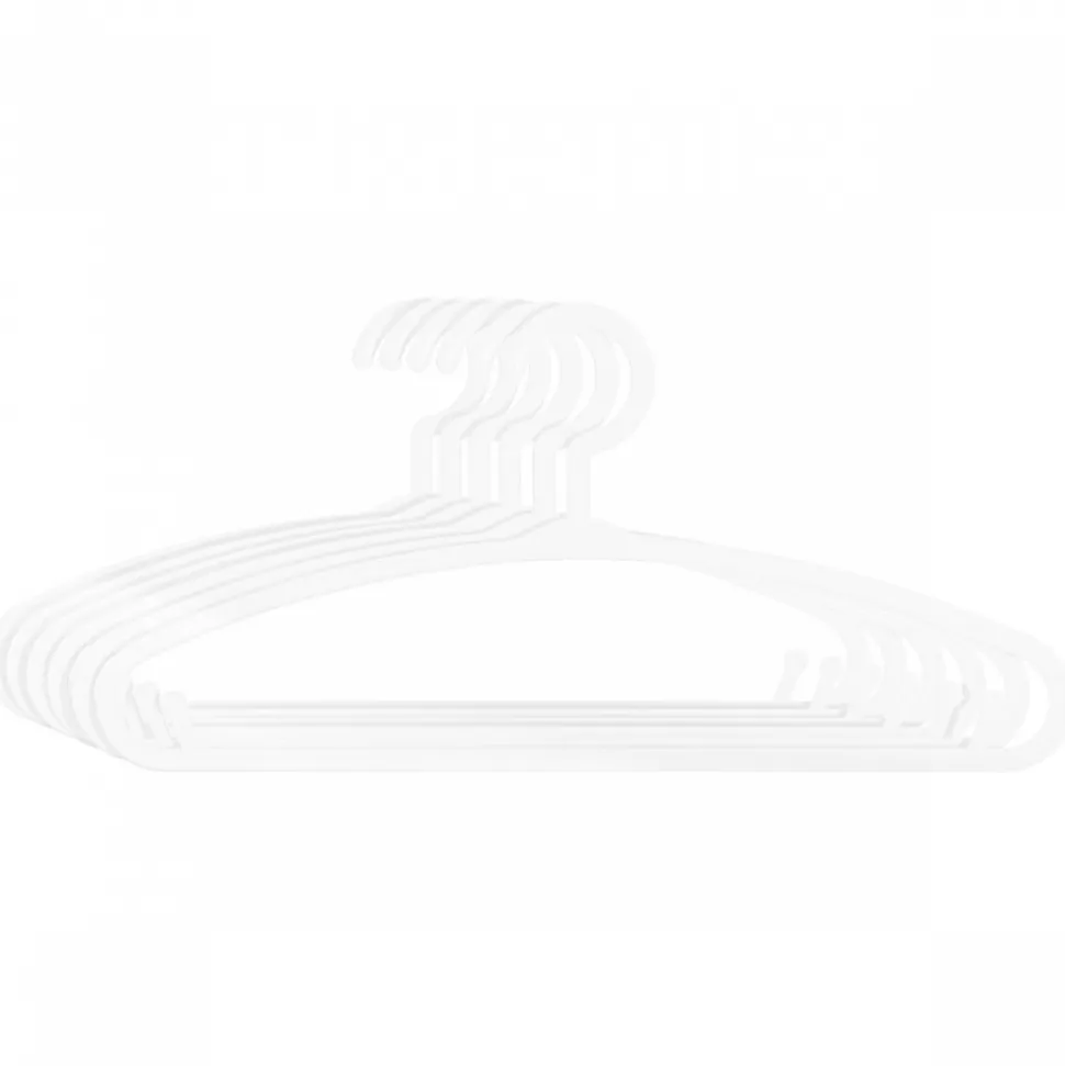 Lots de 6 cintres enfant blanc
